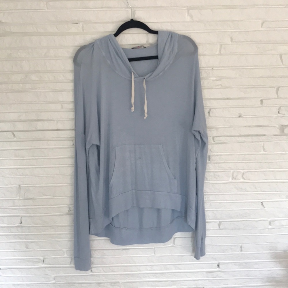Light blue Brandy Melville hoodie